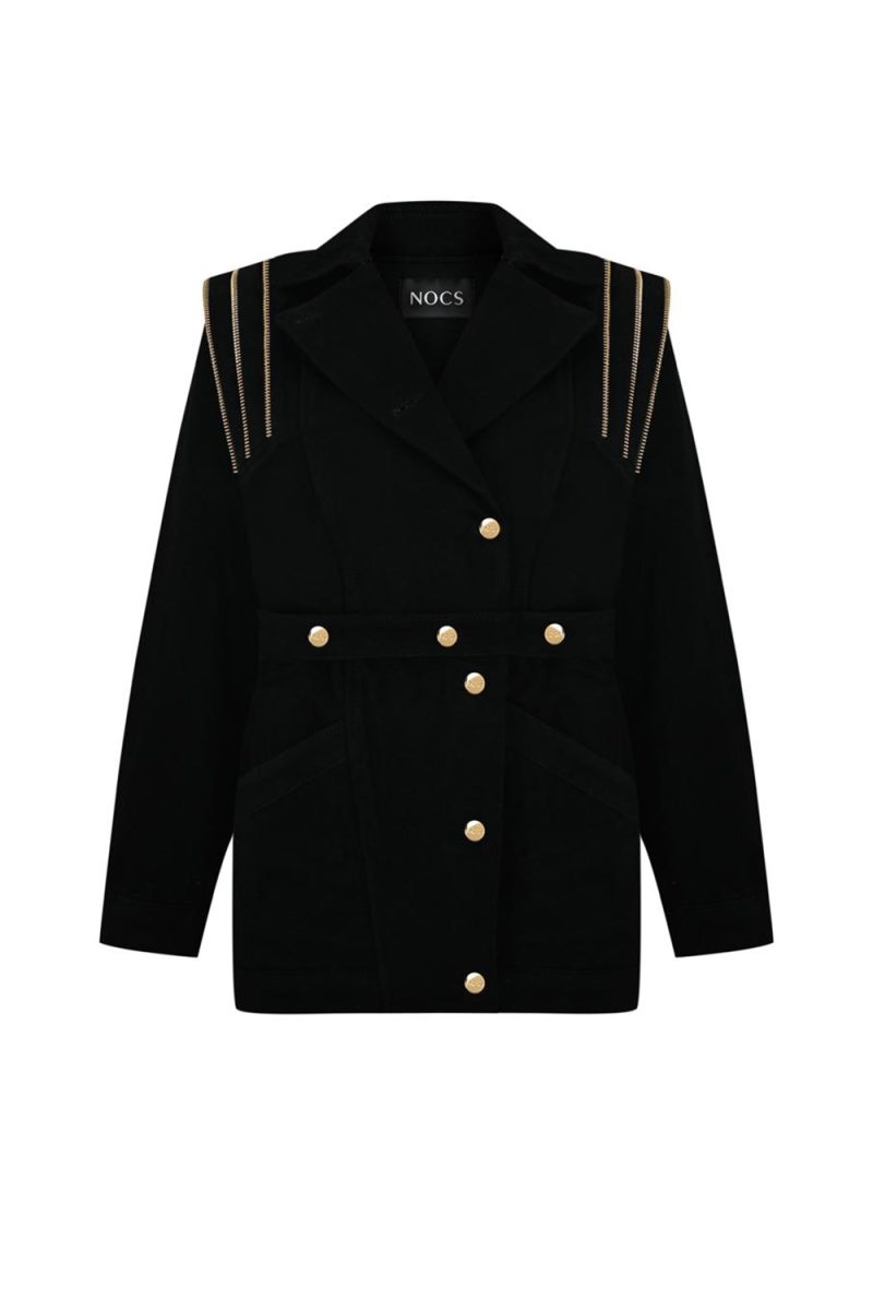 EVA DENIM JACKET & VEST GOLD