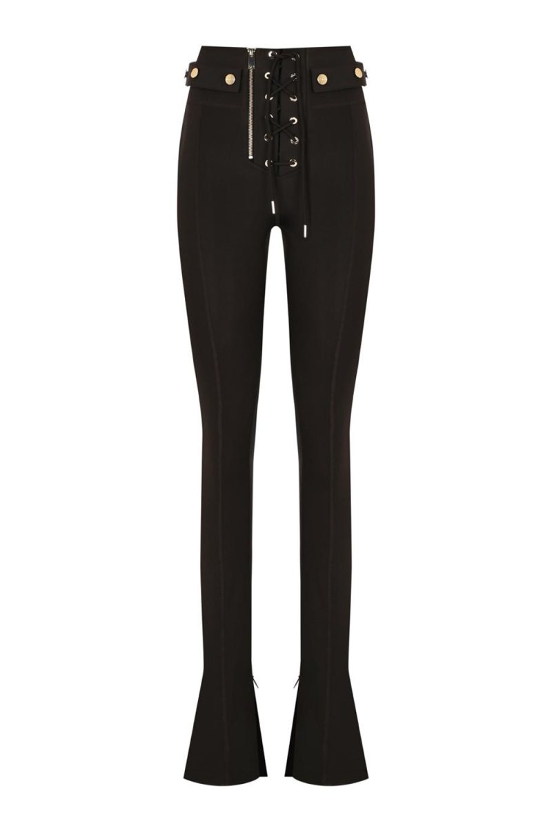 LETICIA GOLD FLARE LEGGINS